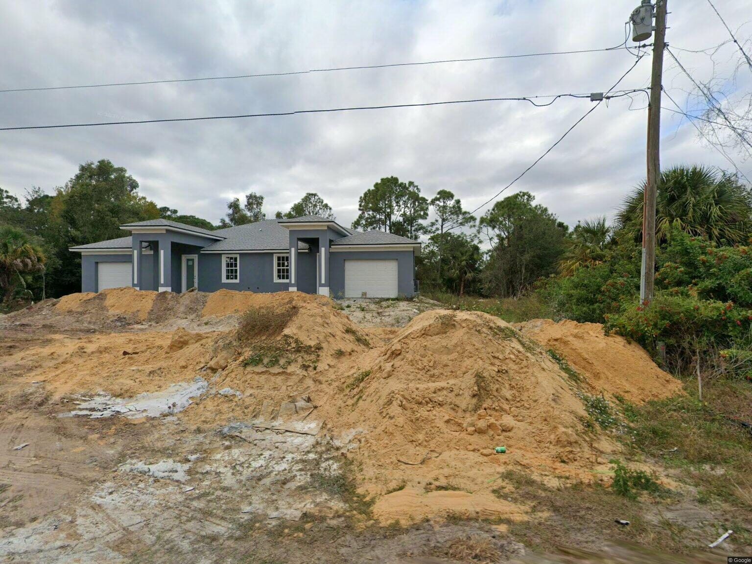 New construction duplex, Lehigh Acres, FL